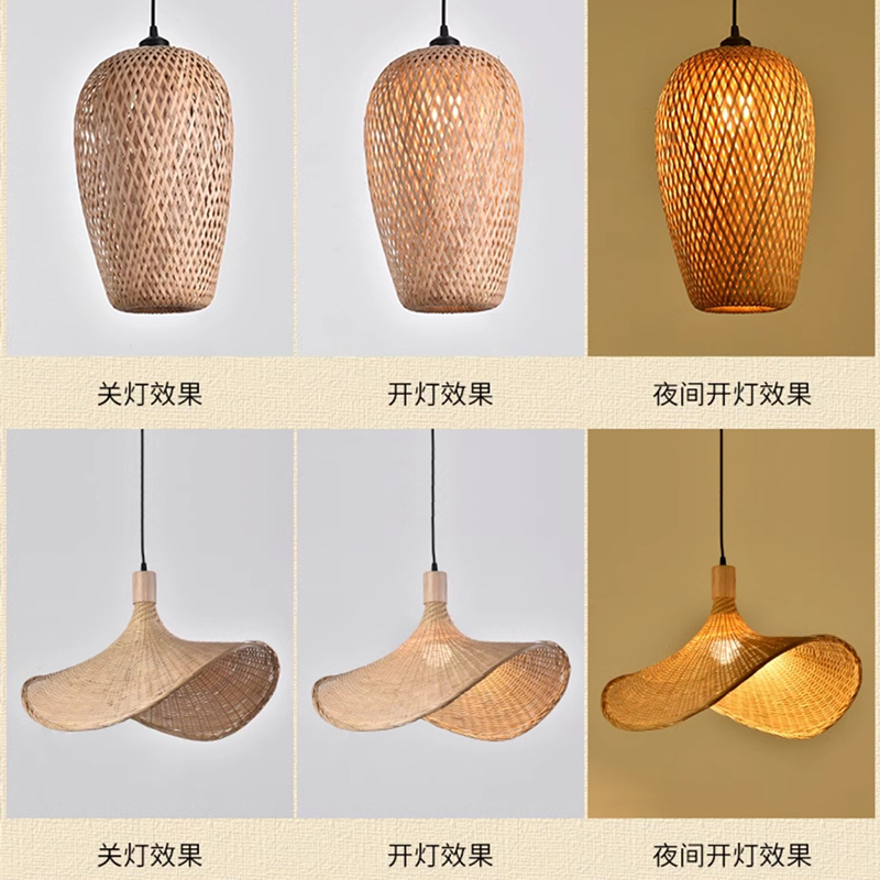 Newest Bamboo Pendant Lamp Cei - Wicker Pendant Shade avaliação e preço