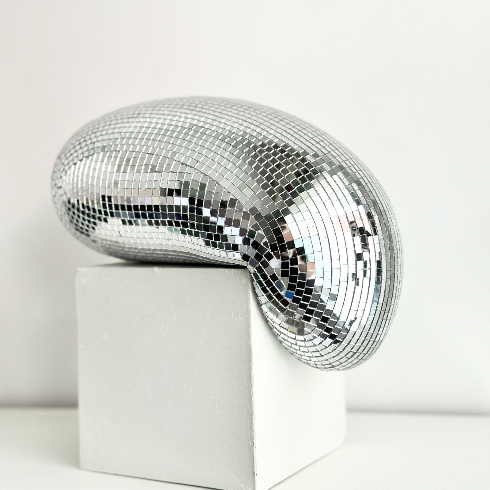28cm Melted Disco Ball Mirror  - Interior Design Modern avaliação e preço