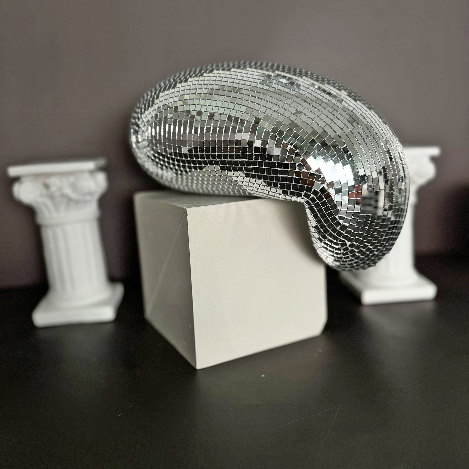 28cm Melted Disco Ball Mirror  - Interior Design Modern avaliação e preço