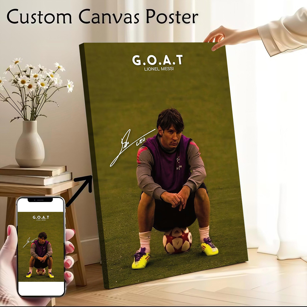 Lionel Messi Poster Canvas Wal - Interior Design Modern avaliação e preço