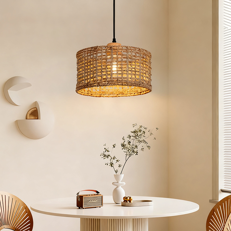 Wicker Rattan Pendant Lamp Tea - Wicker Pendant Shade avaliação e preço