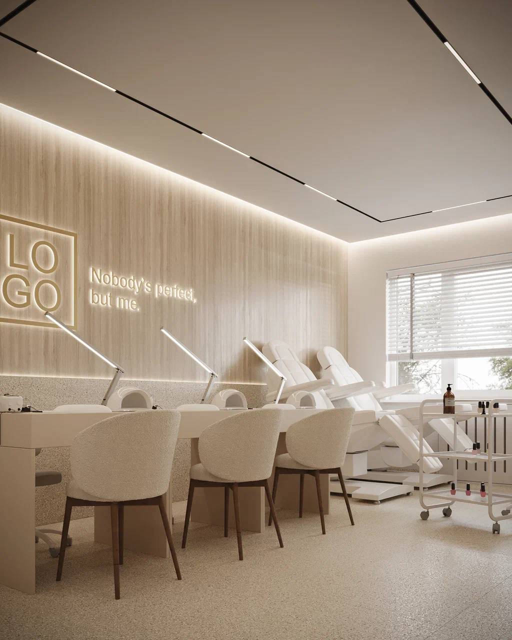 Beauty Salon Store Furniture N - Interior Design Nail Salon avaliação e preço
