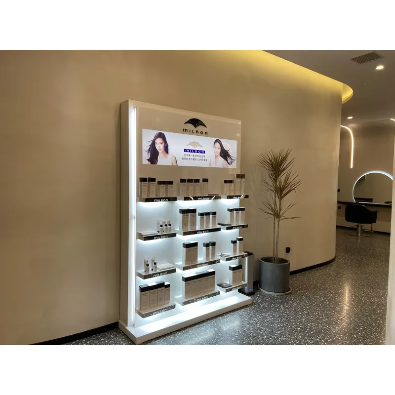 Makeup Showcase Retail Shop In - Interior Design Nail Salon avaliação e preço