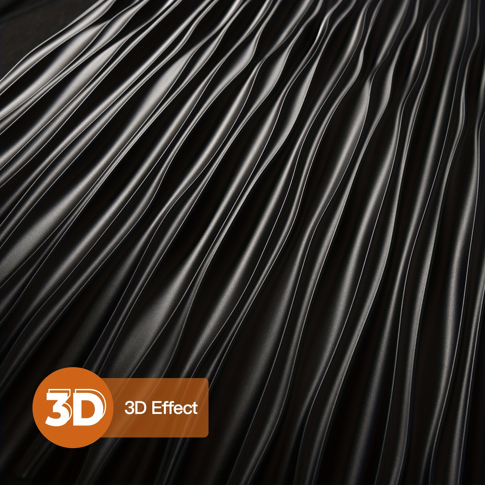 3D Wave Wall Panels – PVC Inte - Wall Panel 3D Texture avaliação e preço