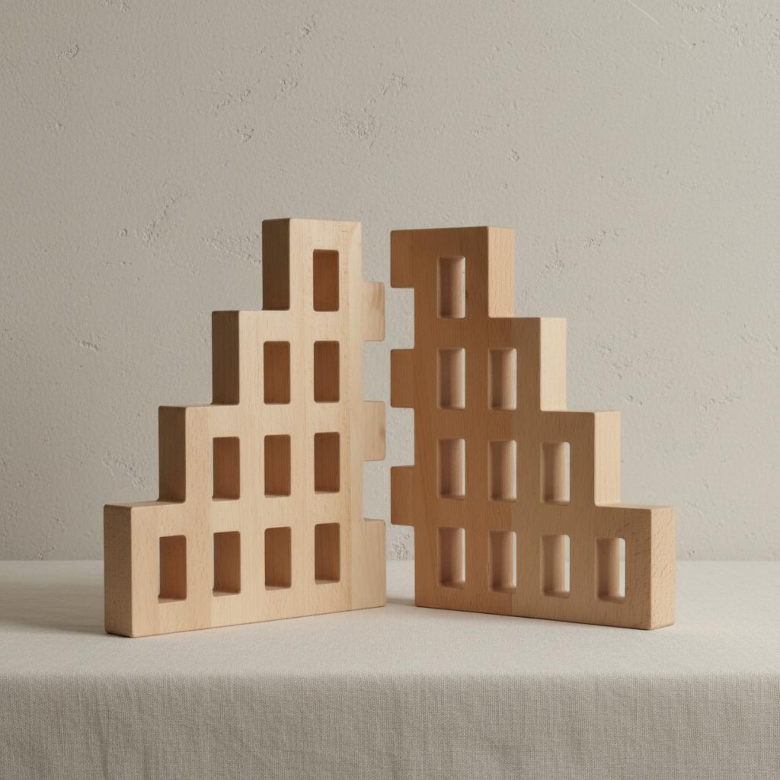 2 Pieces House-Shaped Wall Pan - Wall Panel 3D Texture avaliação e preço