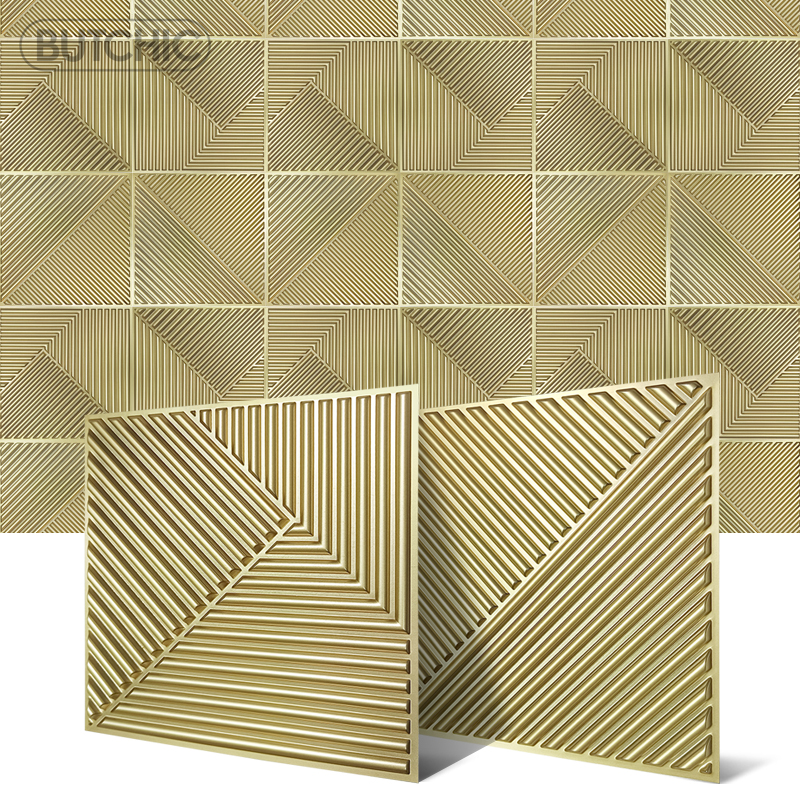 12pcs 50cm 3D wall decor Wood  - Wall Panel 3D Texture avaliação e preço