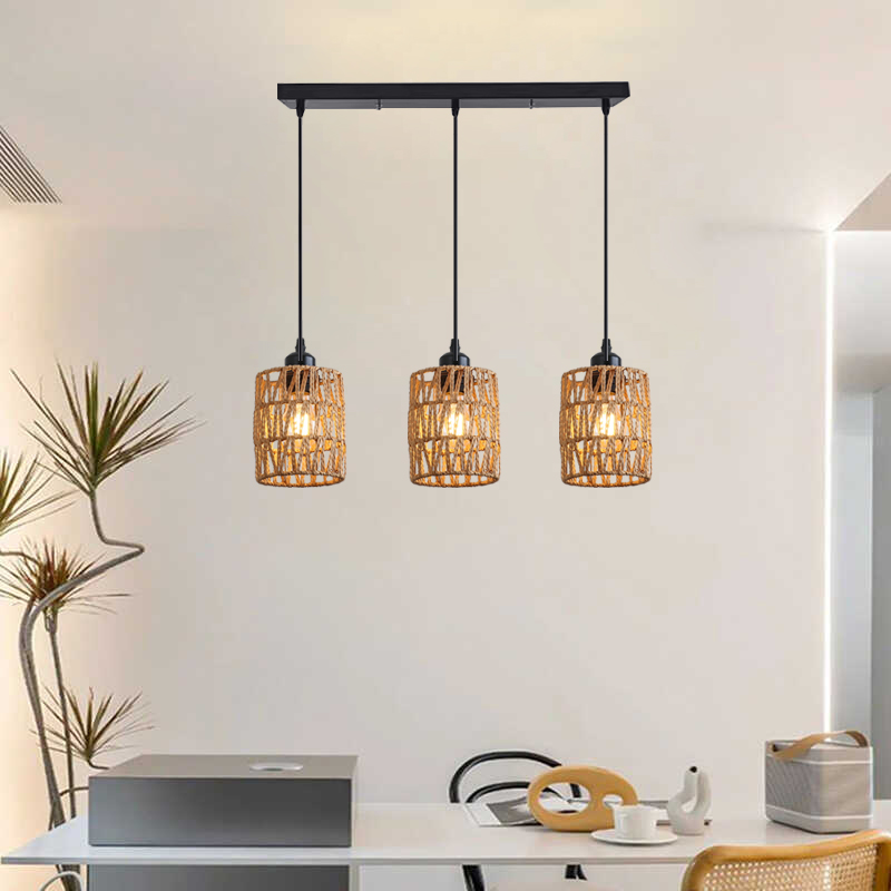 Vintage industrial style count - Wicker Pendant Shade avaliação e preço