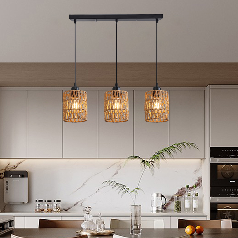 Vintage industrial style count - Wicker Pendant Shade avaliação e preço