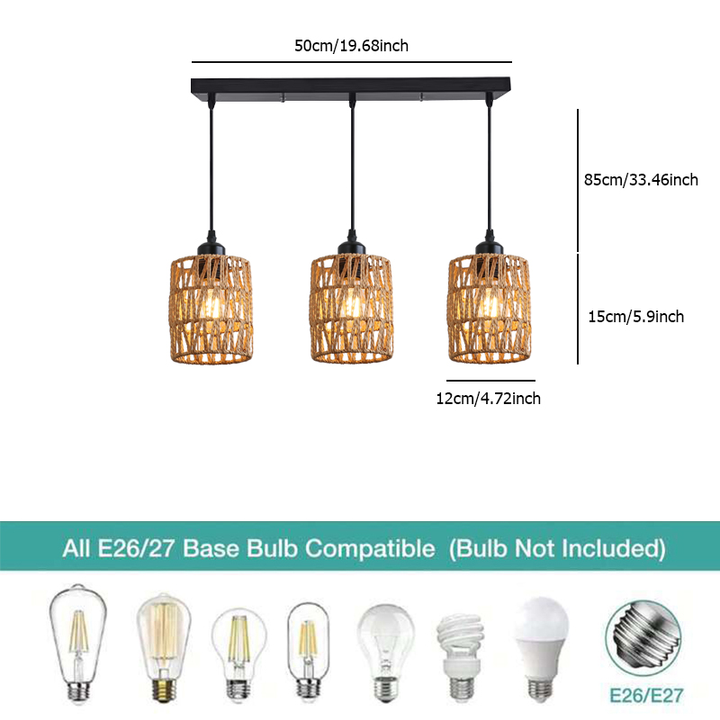 Vintage industrial style count - Wicker Pendant Shade avaliação e preço