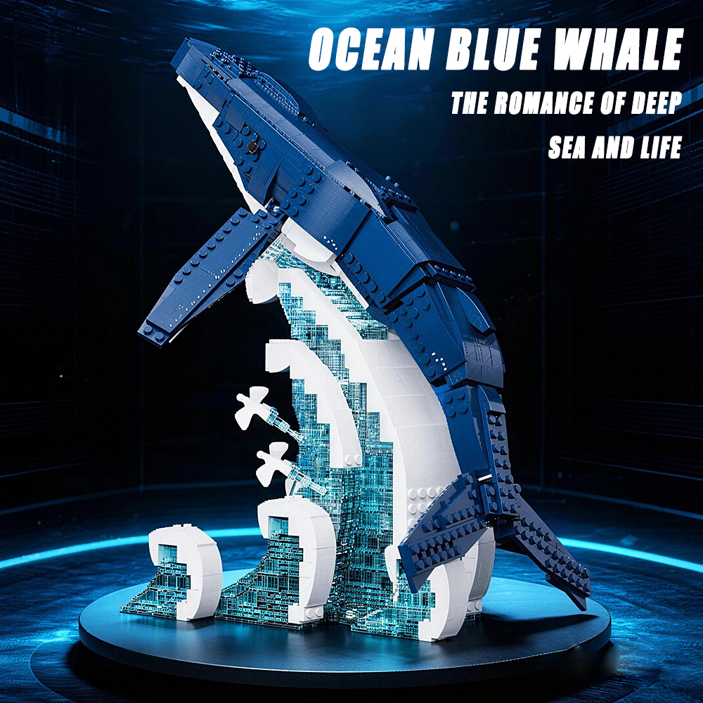 Ocean Blue Whale Model Buildin - Interior Design Build avaliação e preço