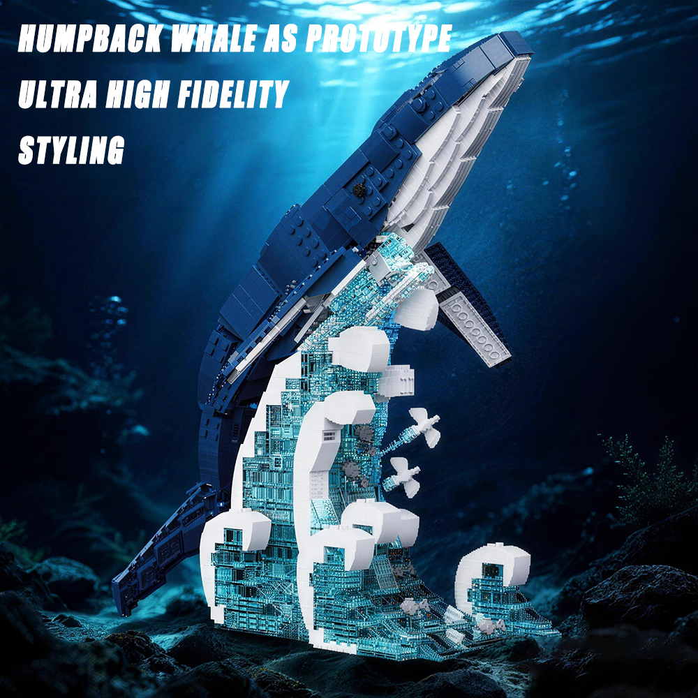 Ocean Blue Whale Model Buildin - Interior Design Build avaliação e preço