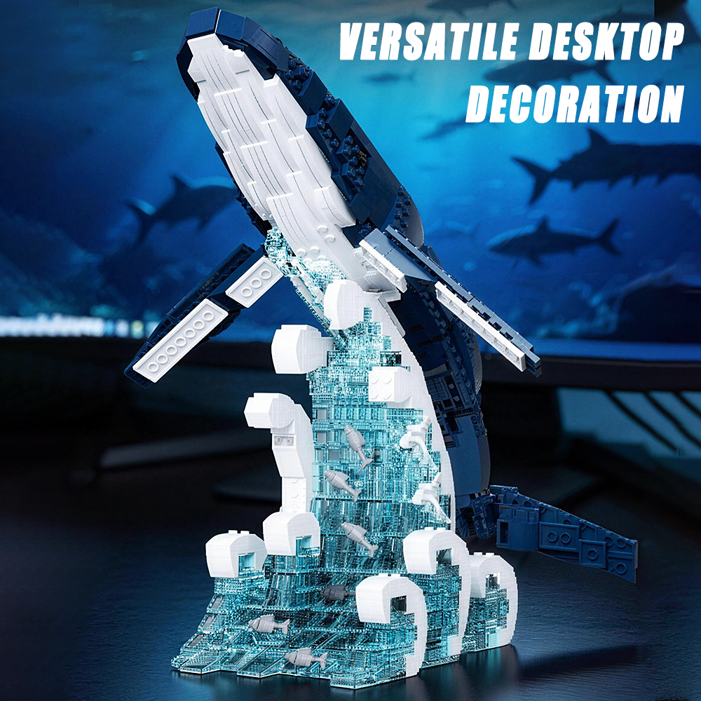 Ocean Blue Whale Model Buildin - Interior Design Build avaliação e preço