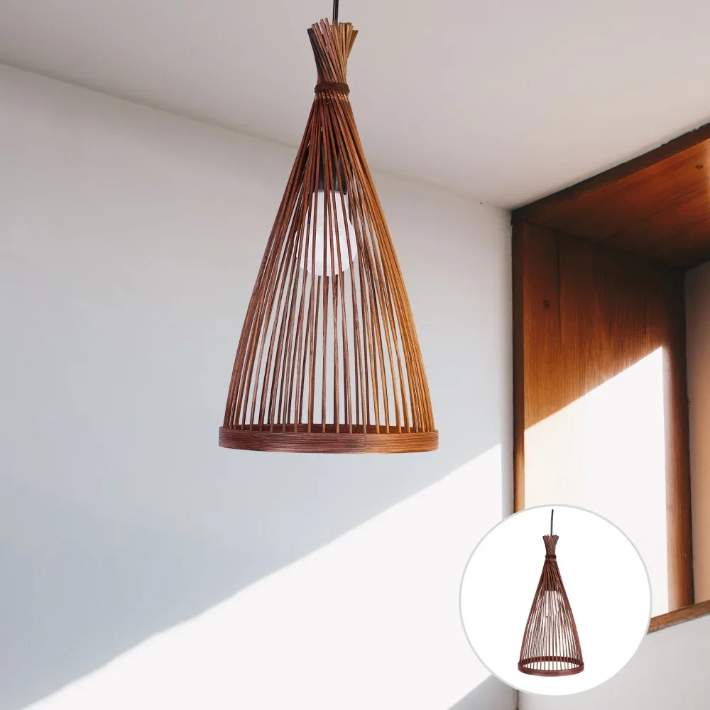 Japanese Chandelier Natural Ba - Wicker Pendant Shade avaliação e preço