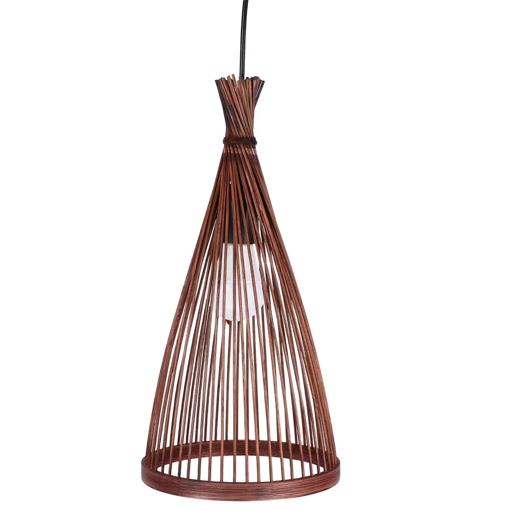 Japanese Chandelier Natural Ba - Wicker Pendant Shade avaliação e preço