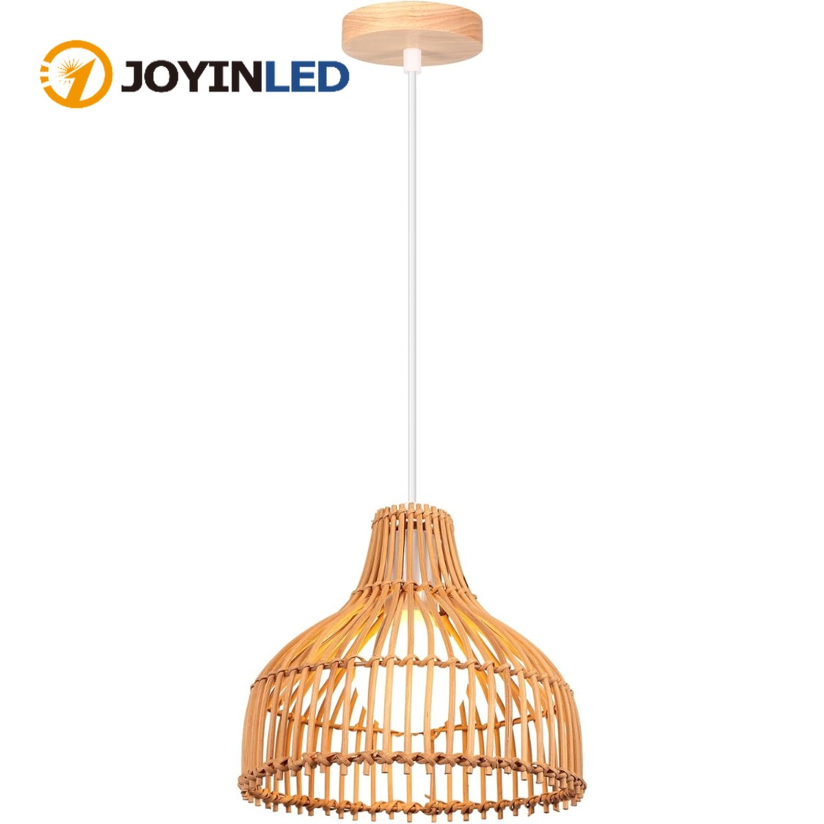 Rattan Woven Pendant Lamp Boho - Wicker Pendant Shade avaliação e preço