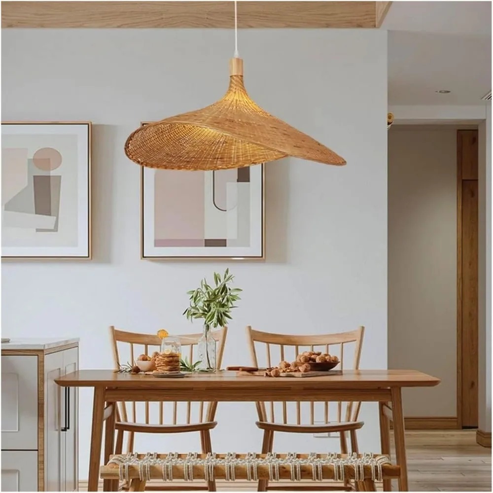 JOYINLED Woven Pendant Light W - Wicker Pendant Shade avaliação e preço