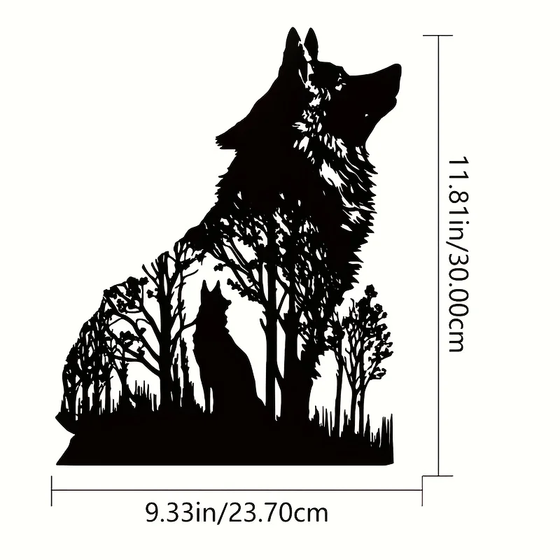 HelloYoung Wolf Decor Black Wo - Interior Design Home avaliação e preço