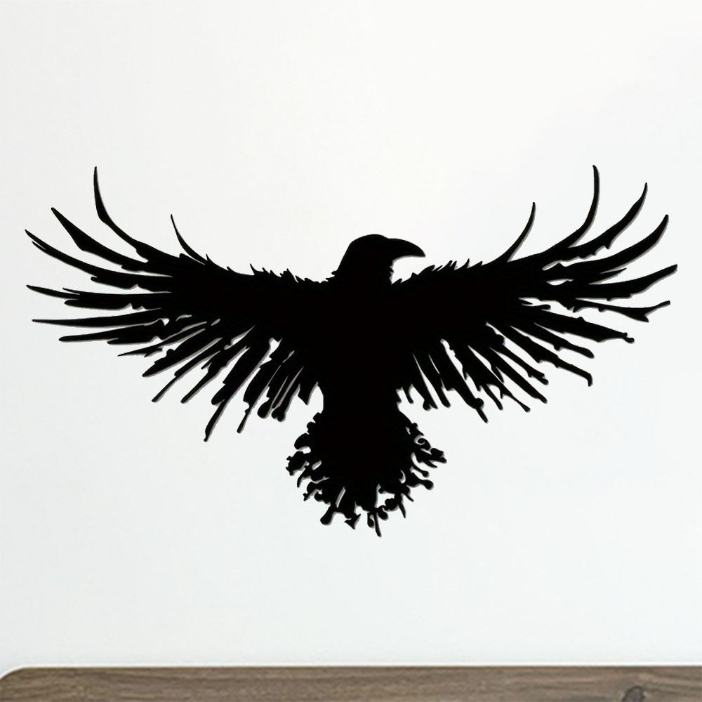 Unique Black Metal Crow Wall D - Interior Design Modern avaliação e preço