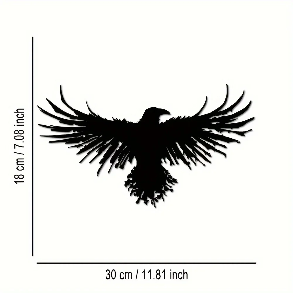 Unique Black Metal Crow Wall D - Interior Design Modern avaliação e preço