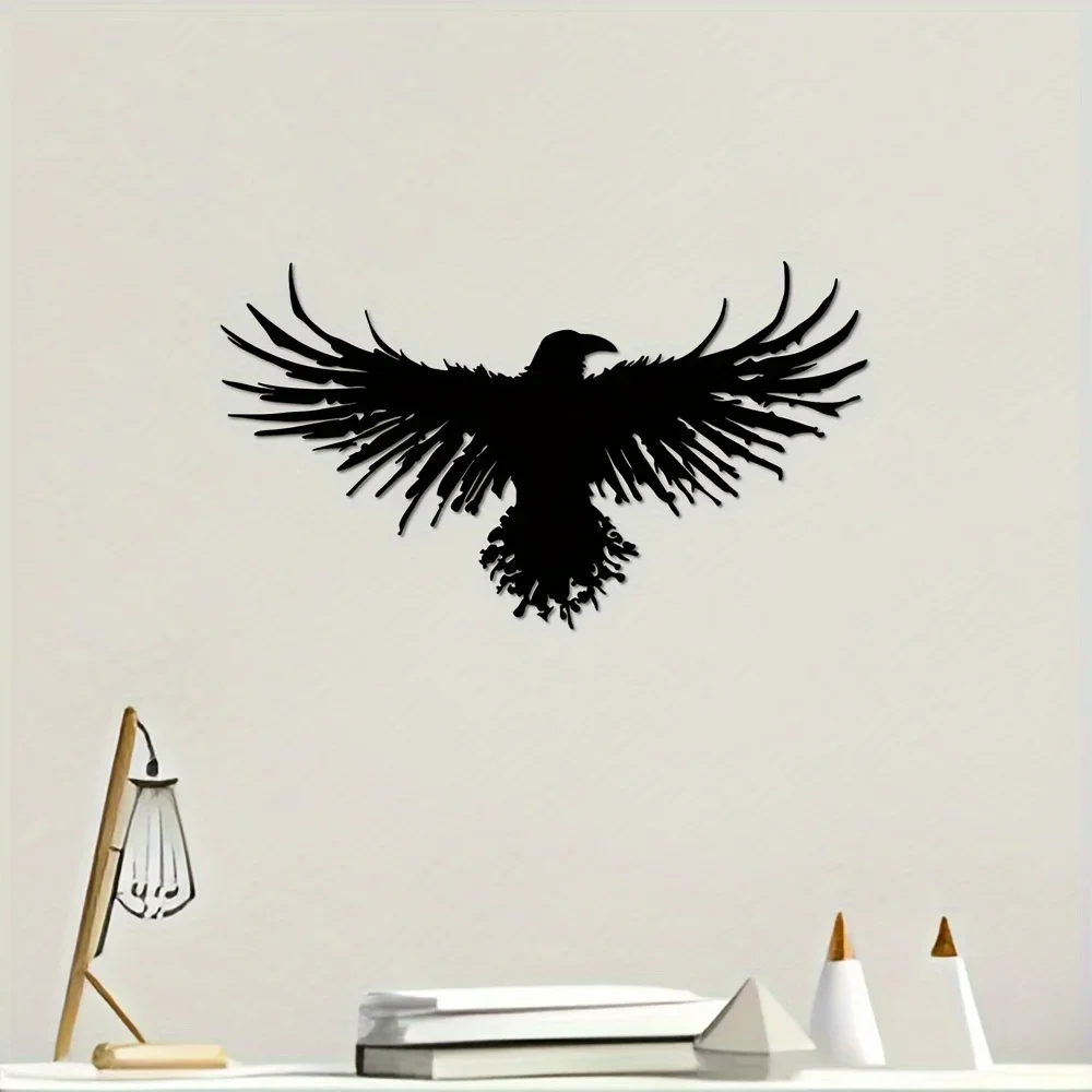 Unique Black Metal Crow Wall D - Interior Design Modern avaliação e preço