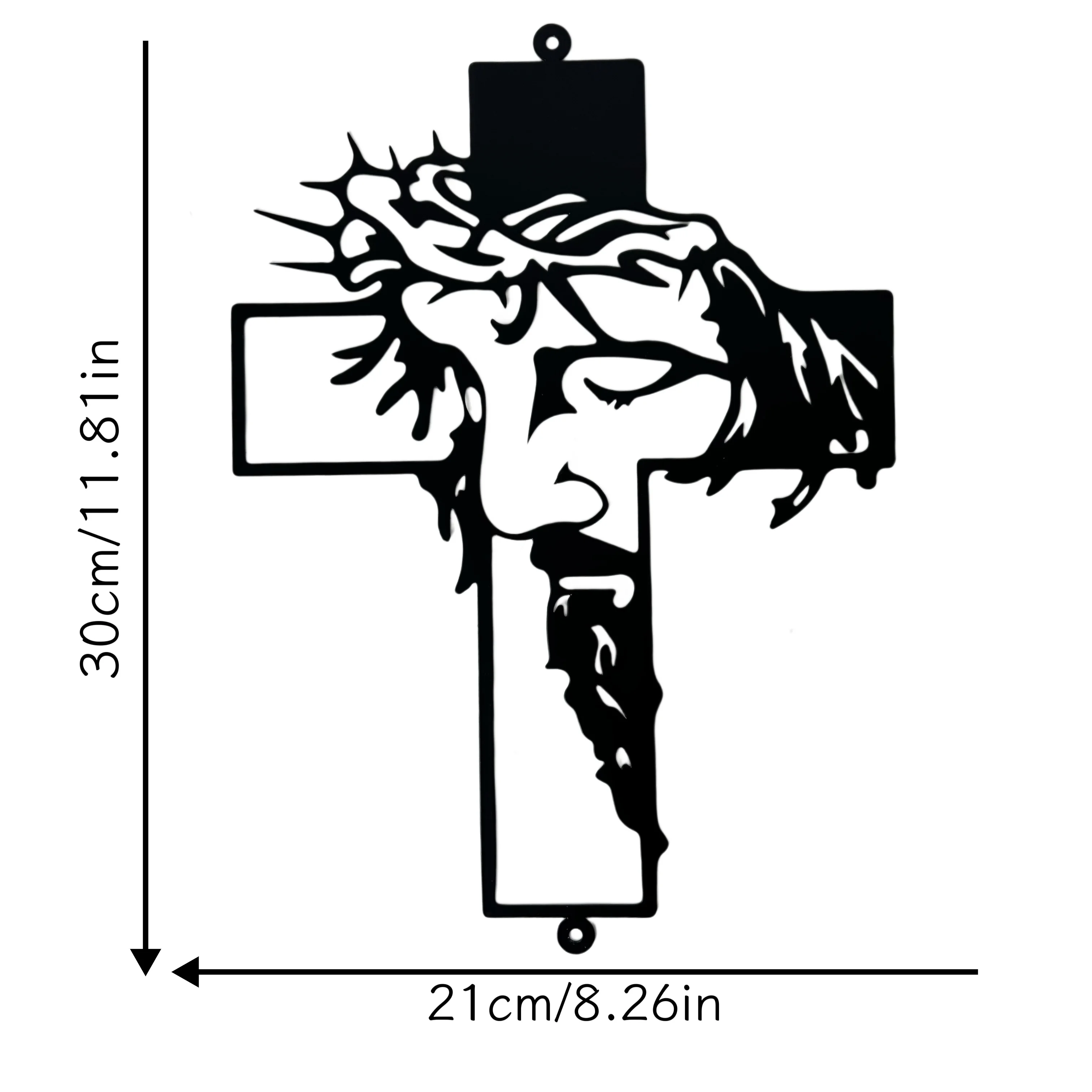 1set Metal Cross Sign Wall Art - Interior Design Modern avaliação e preço