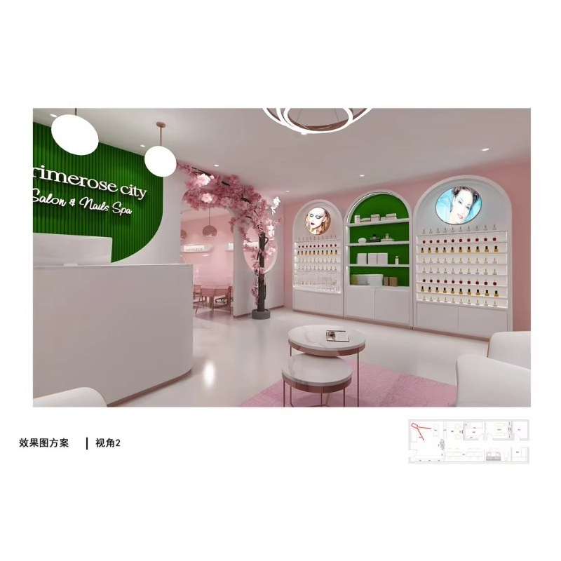 Custom Modern Commercial Furni - Interior Design Nail Salon avaliação e preço