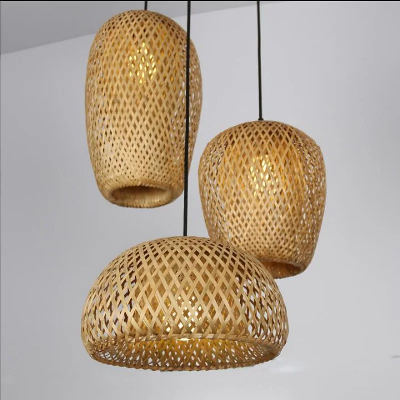 Bamboo Chinese Style Pendant L - Wicker Pendant Shade avaliação e preço