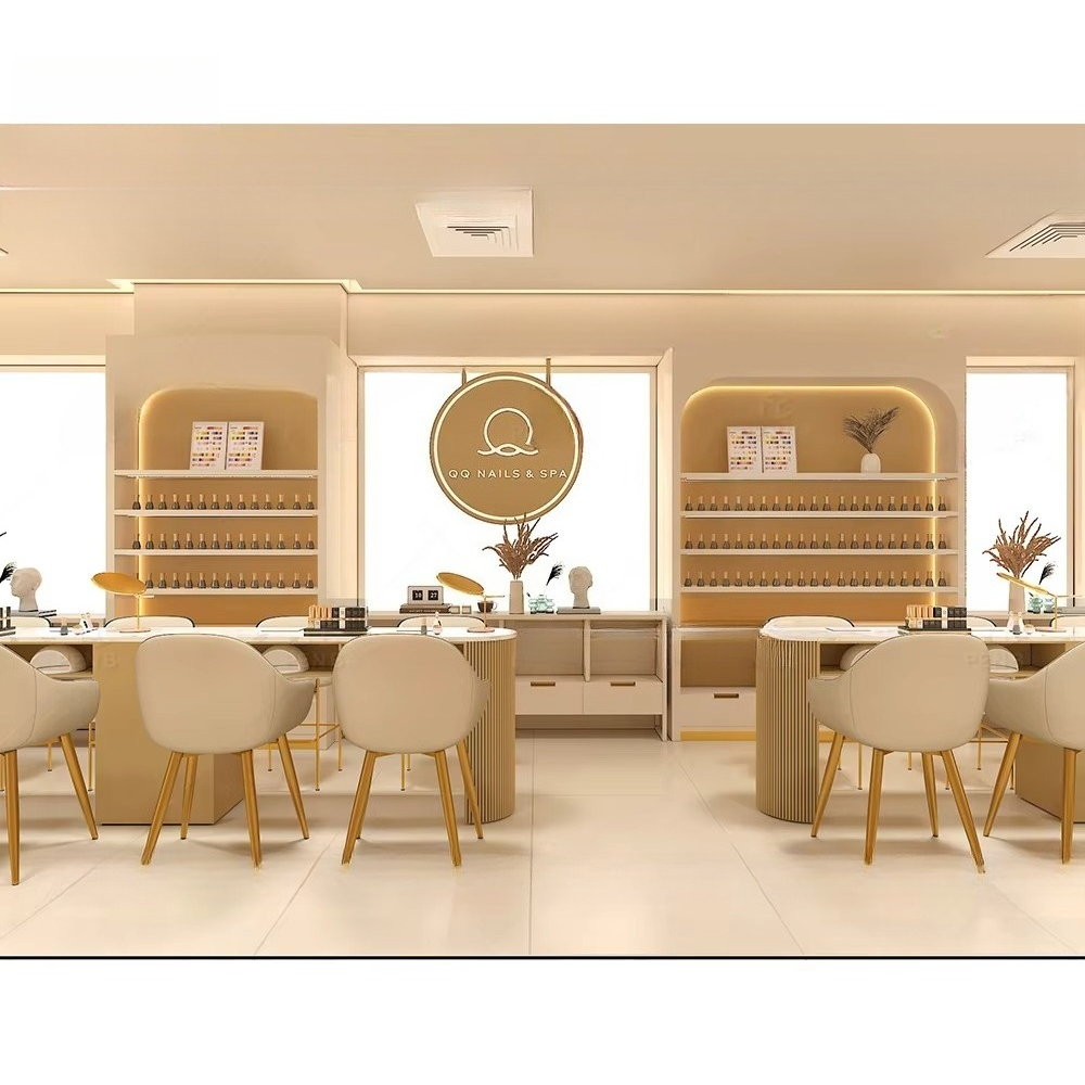One-Stop Nail Art Spa Salon De - Interior Design Nail Salon avaliação e preço