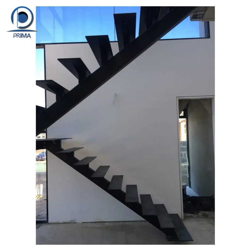 custom.Single Stringer Stairca - Interior Design Home avaliação e preço