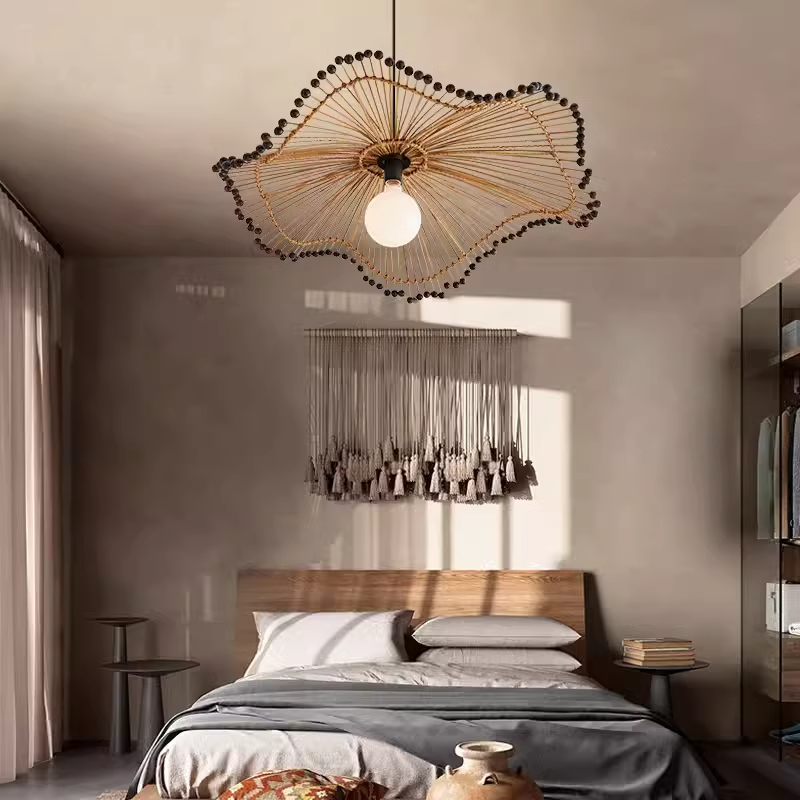 Japanese Style Wabi Sabi Handm - Wicker Pendant Shade avaliação e preço