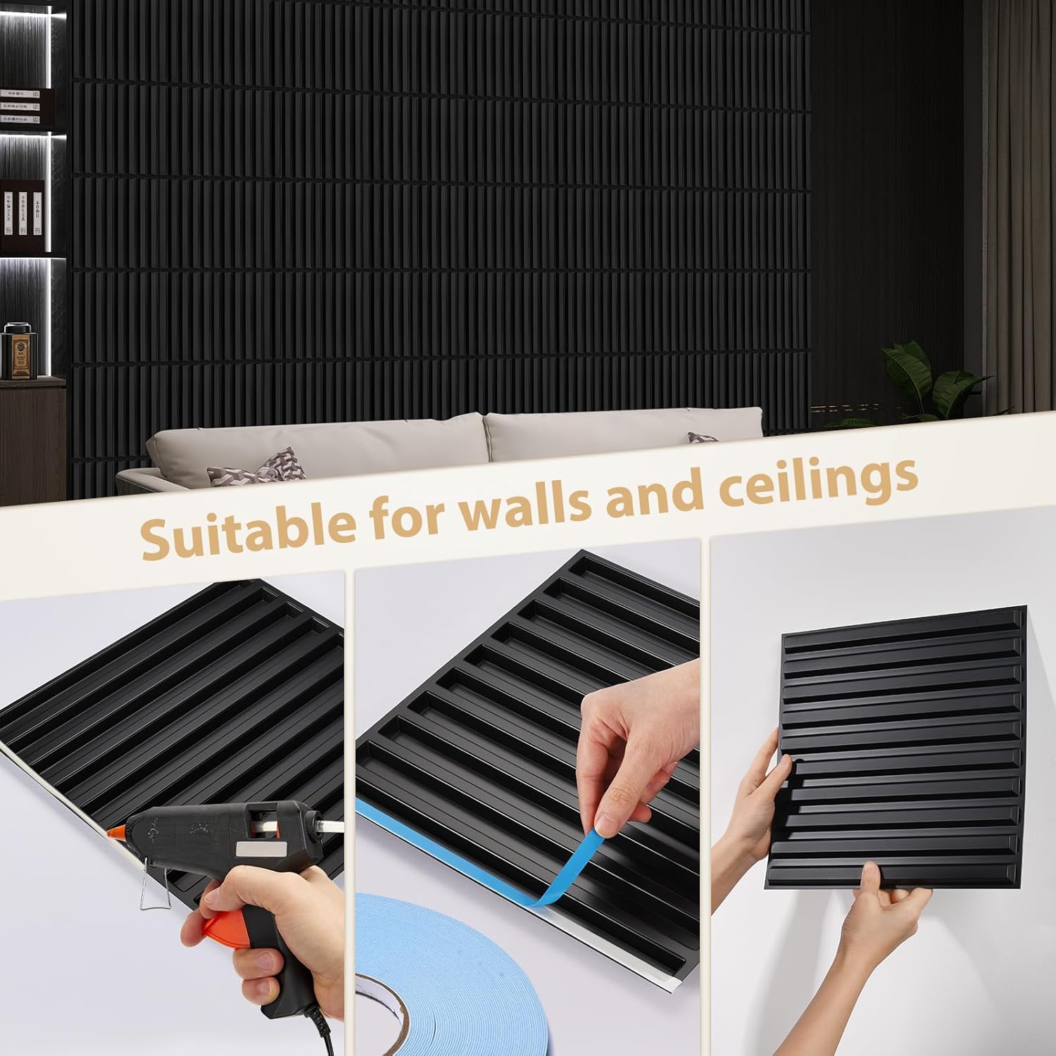30 Pack 3D Wall Panels for Int - Wall Panel 3D Texture avaliação e preço