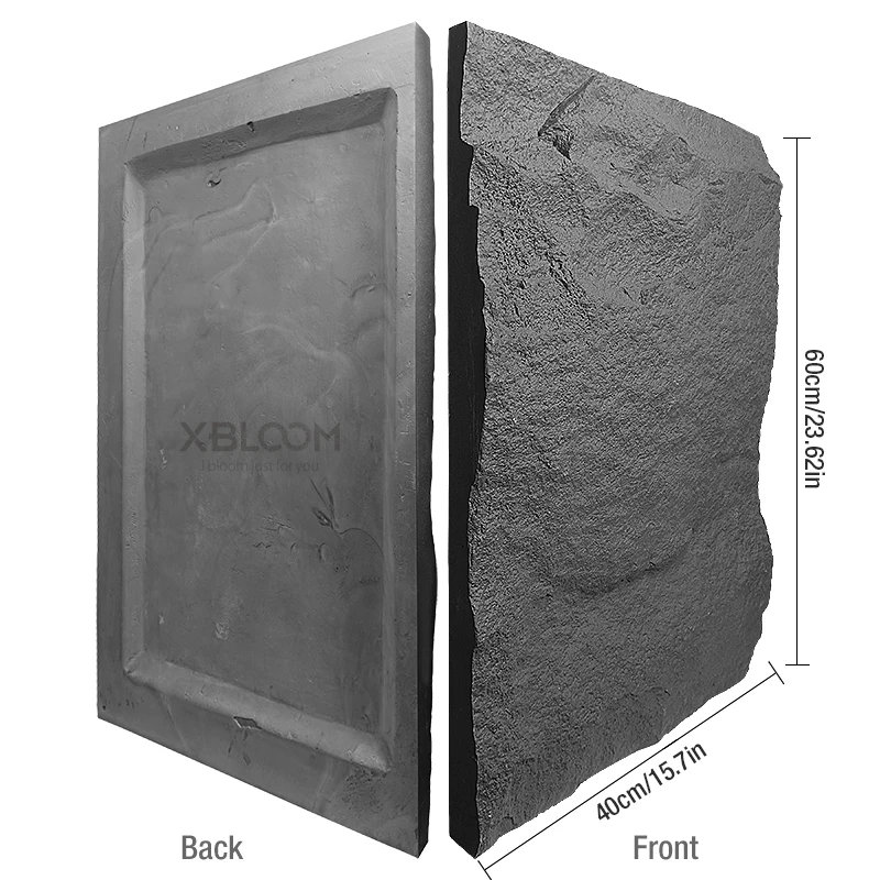 60x40cm box stone texture 3D w - Wall Panel 3D Texture avaliação e preço
