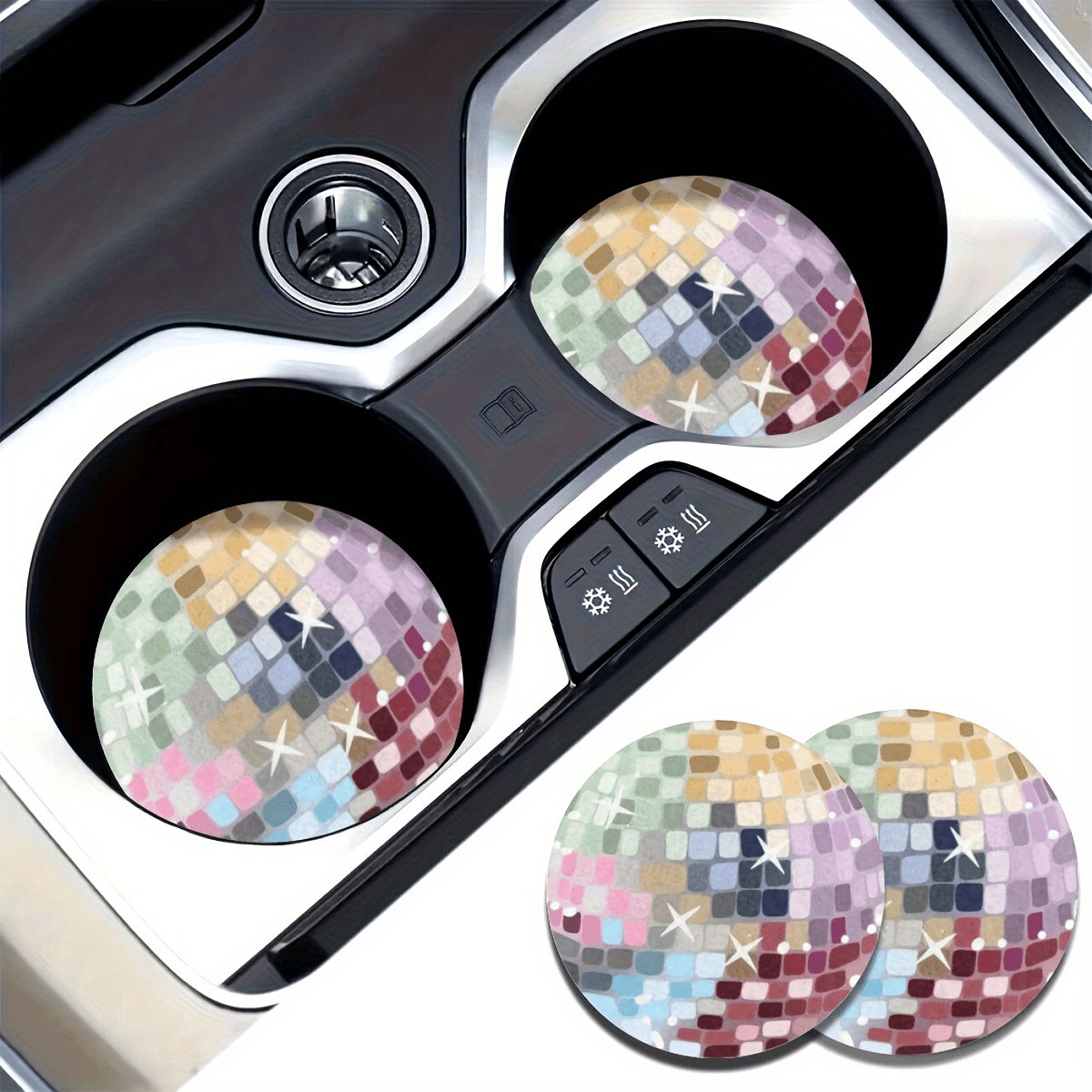 2 Disco Ball Pattern Absorbent - Interior Design Home avaliação e preço