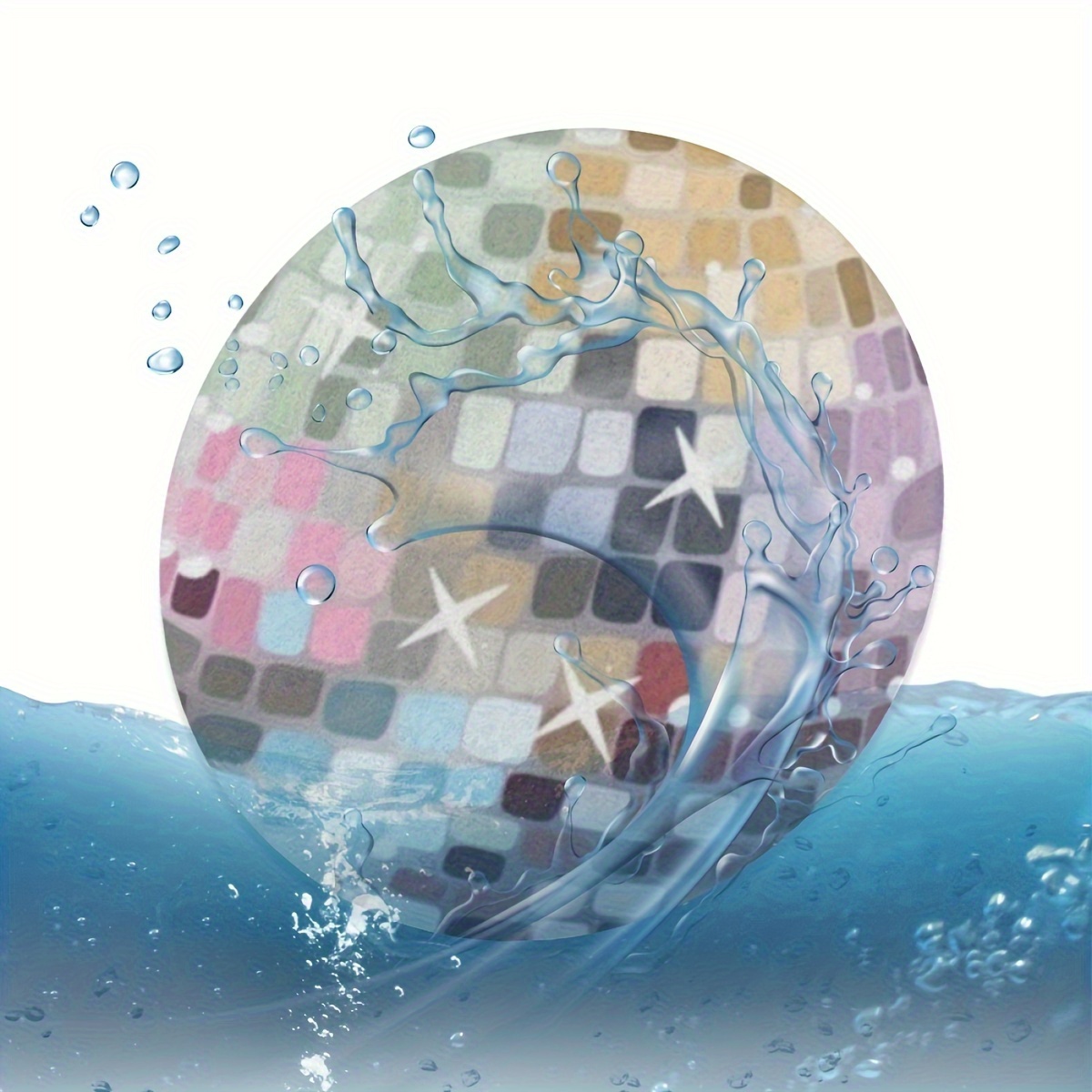 2 Disco Ball Pattern Absorbent - Interior Design Home avaliação e preço