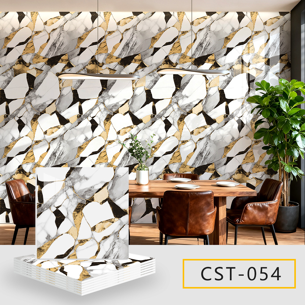 30cm*30cm 12 Sheets Self-adhes - Wall Panel 3D Texture avaliação e preço