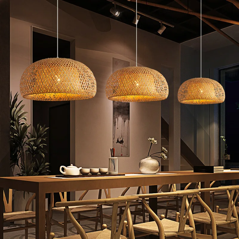 Bamboo Lantern 26cm Pendant La - Wicker Pendant Shade avaliação e preço