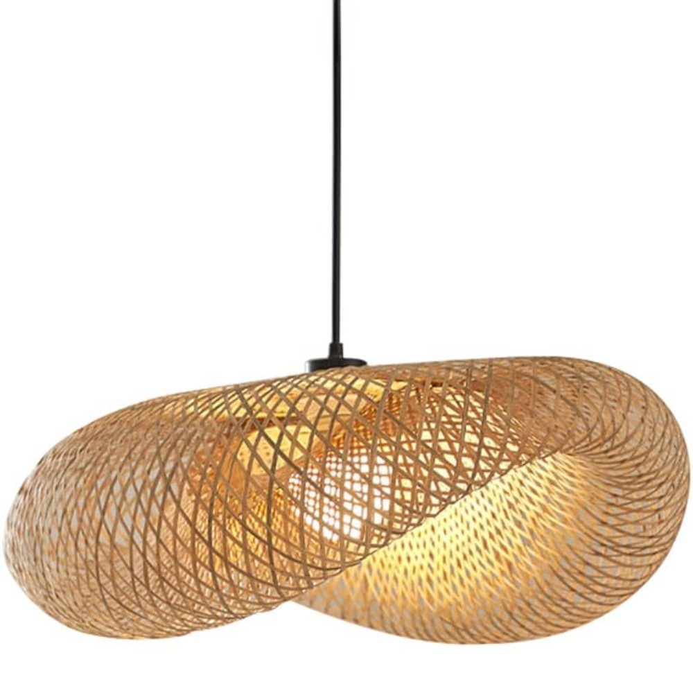 40/50/60cm E26/E27 Wicker Wove - Wicker Pendant Shade avaliação e preço