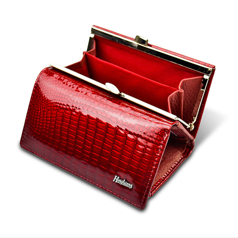 Genuine Leather Women Long Wal - Interior Design Photo avaliação e preço