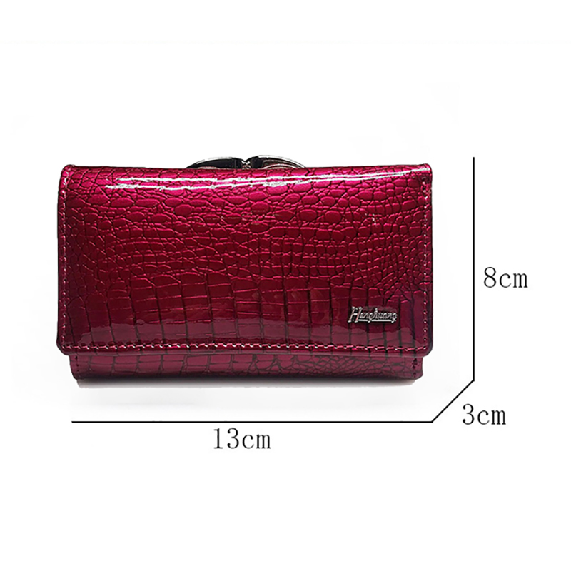 Genuine Leather Women Long Wal - Interior Design Photo avaliação e preço