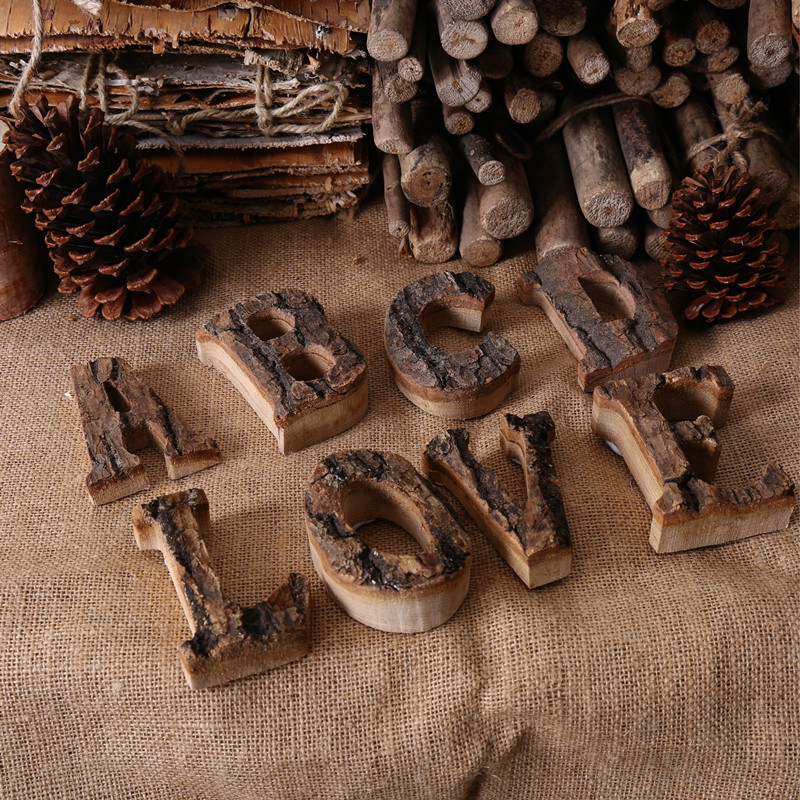 Wooden Letters Home Decor Alph - Interior Design Home avaliação e preço