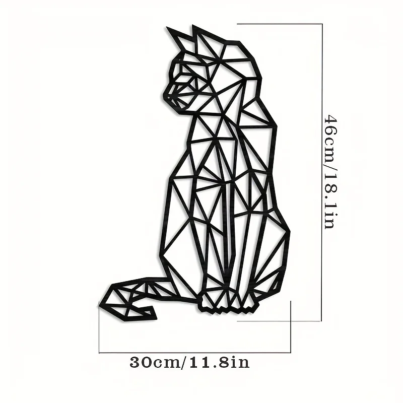 CIFBUY Iron Wall Art Metal Cat - Interior Design Home avaliação e preço