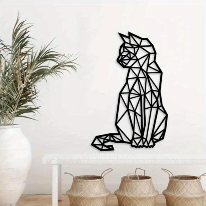 CIFBUY Iron Wall Art Metal Cat - Interior Design Home avaliação e preço