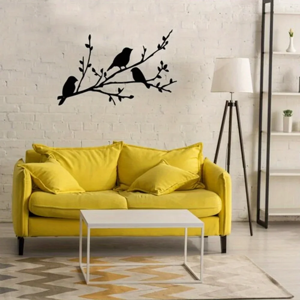 Bird On A Branch Metal Wall Ar - Interior Design Modern avaliação e preço