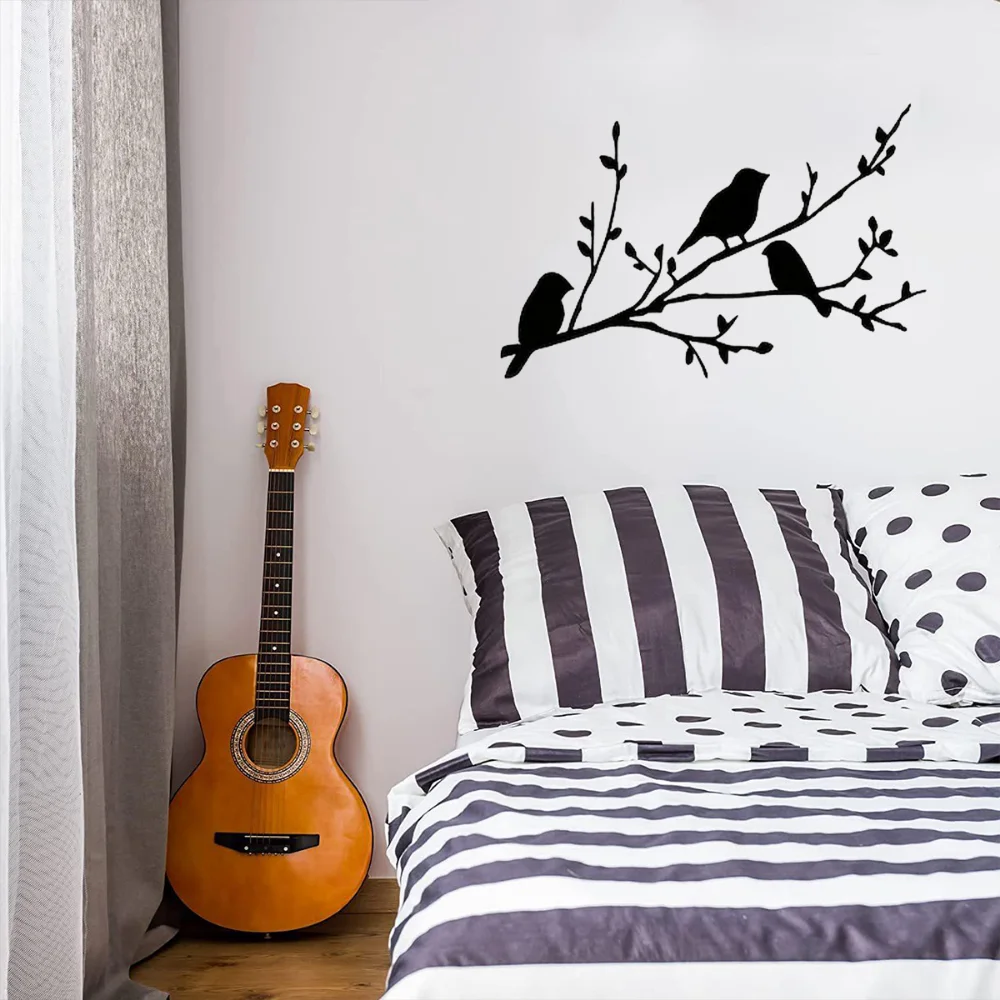Bird On A Branch Metal Wall Ar - Interior Design Modern avaliação e preço