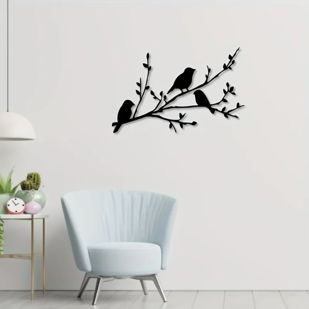 Bird On A Branch Metal Wall Ar - Interior Design Modern avaliação e preço