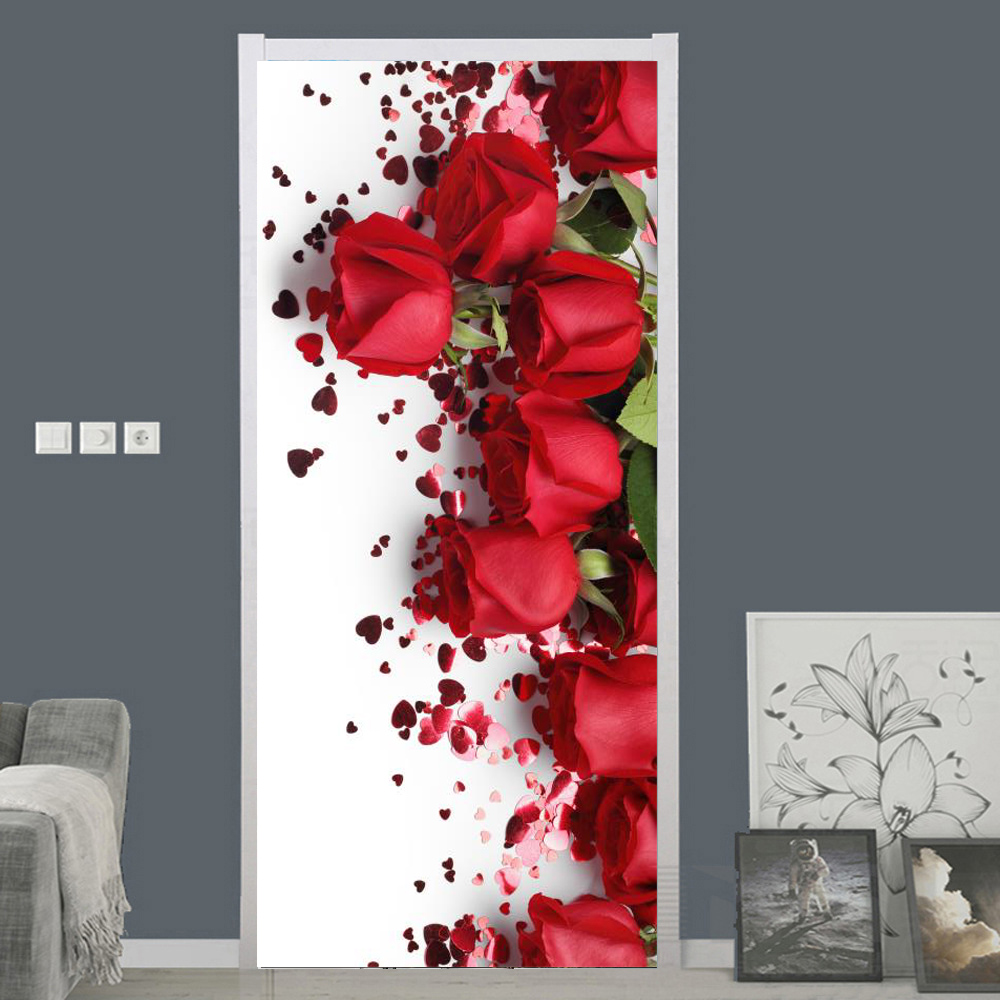 White Rose Flower Wallpaper Fo - Interior Design Home avaliação e preço