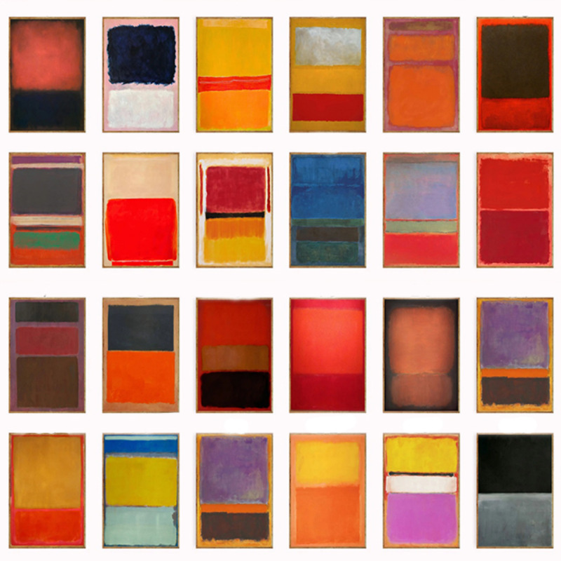 Wall Decor, Mark Rothko Poster - Interior Design Modern avaliação e preço