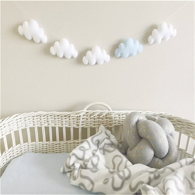 Nordic Felt Cloud Garlands Str - Interior Design Modern avaliação e preço