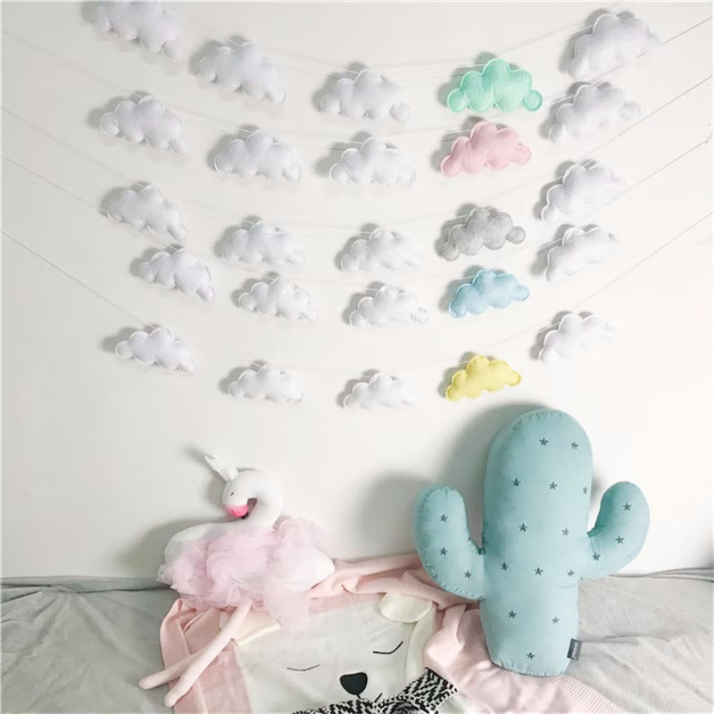Nordic Felt Cloud Garlands Str - Interior Design Modern avaliação e preço