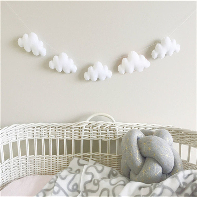 Nordic Felt Cloud Garlands Str - Interior Design Modern avaliação e preço